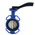 Bundor DIN JIS ANSI DN50 PN16 Cast Iron CI Body Wafer Type Butterfly Valve with Handle